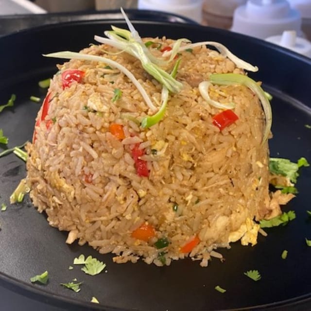 Arroz Chaufa Peruvian Fried Rice.