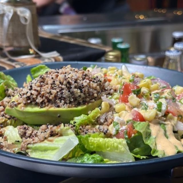 Quinoa Stuffed Avocado.